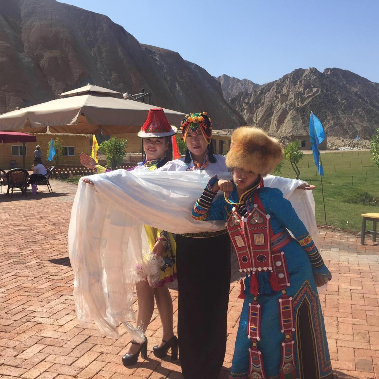 KaoShan Tent Zhangye Bagian luar foto