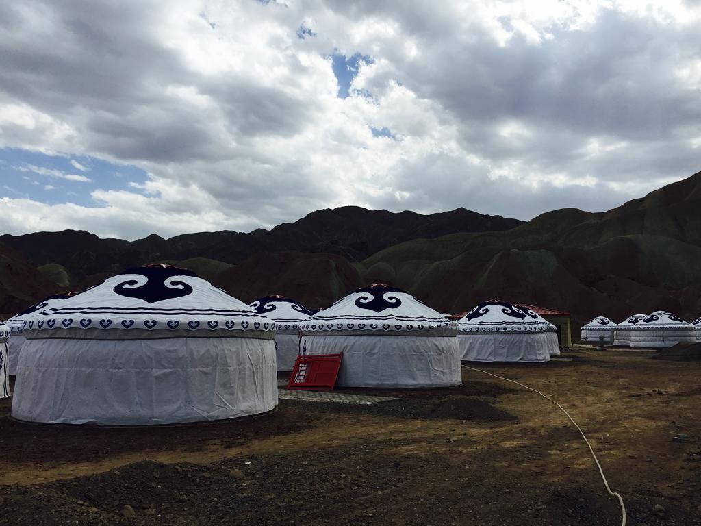 KaoShan Tent Zhangye Bagian luar foto