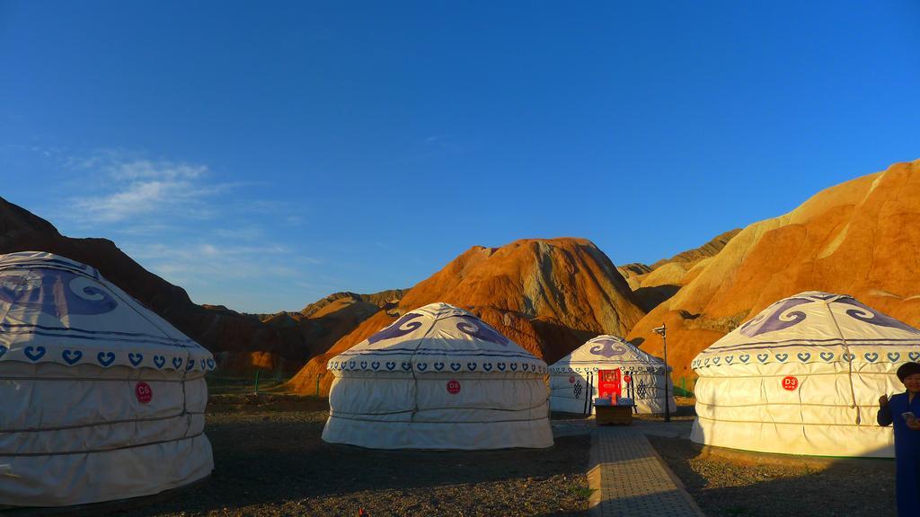 KaoShan Tent Zhangye Bagian luar foto